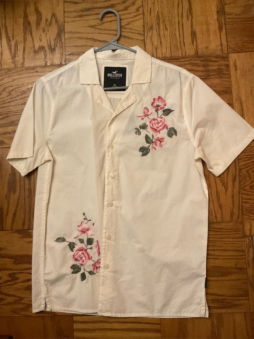 Hollister Mens Floral Top Sz. XS